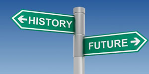 History - Future sign