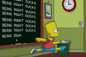 Bart Simpson - Being Right Sucks